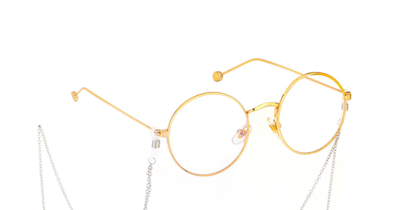 Fashion Silver Non-slip Metal Heart Rhinestone Glasses Chain,Sunglasses Chain