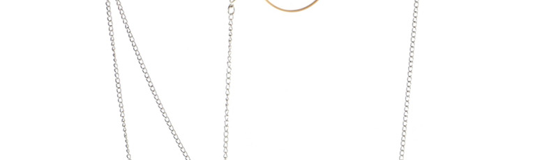 Fashion Silver Iron Flower Necklace Necklace Chain Dual Purpose,Sunglasses Chain