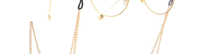 Fashion Gold Non-slip Metal Hollow Rhinestone Glasses Chain,Sunglasses Chain