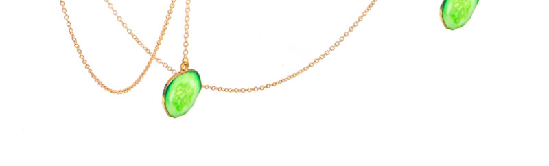 Fashion Gold Non-slip Metal Vegetable Cucumber Glasses Chain,Sunglasses Chain