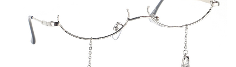 Fashion Silver Water Drop Zircon Rhinestone Glasses Chain,Sunglasses Chain
