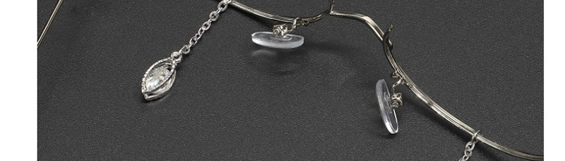 Fashion Silver Water Drop Zircon Rhinestone Glasses Chain,Sunglasses Chain
