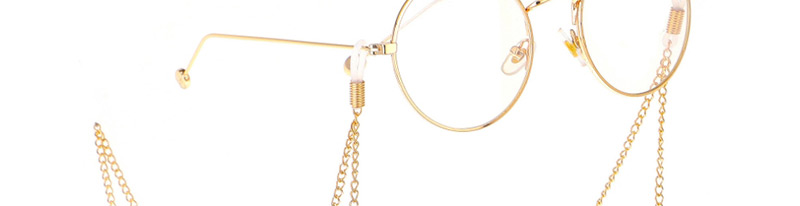 Fashion Gold Non-slip Metal Eucalyptus Chain,Sunglasses Chain