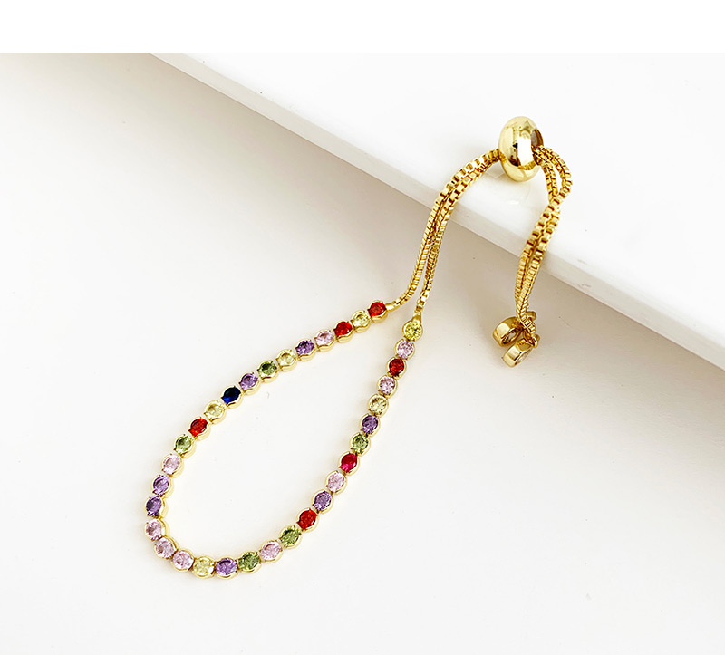 Fashion Gold Copper-studded Zircon Bracelet,Bracelets
