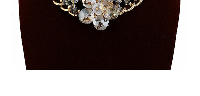 Fashion Black Woven Resin Flower Necklace Earrings Set,Jewelry Sets