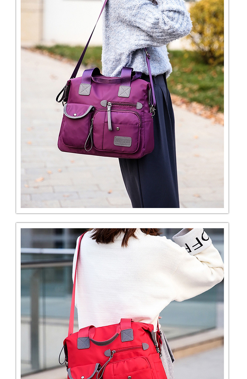 Fashion Red Nylon Shoulder Tote,Handbags
