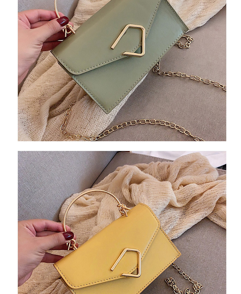 Fashion Yellow Portable Messenger Bag,Handbags