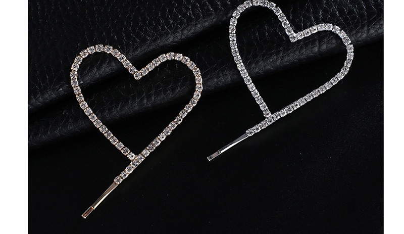 Fashion Gold Claw Chain Heart Full Of Hairpins,Hairpins