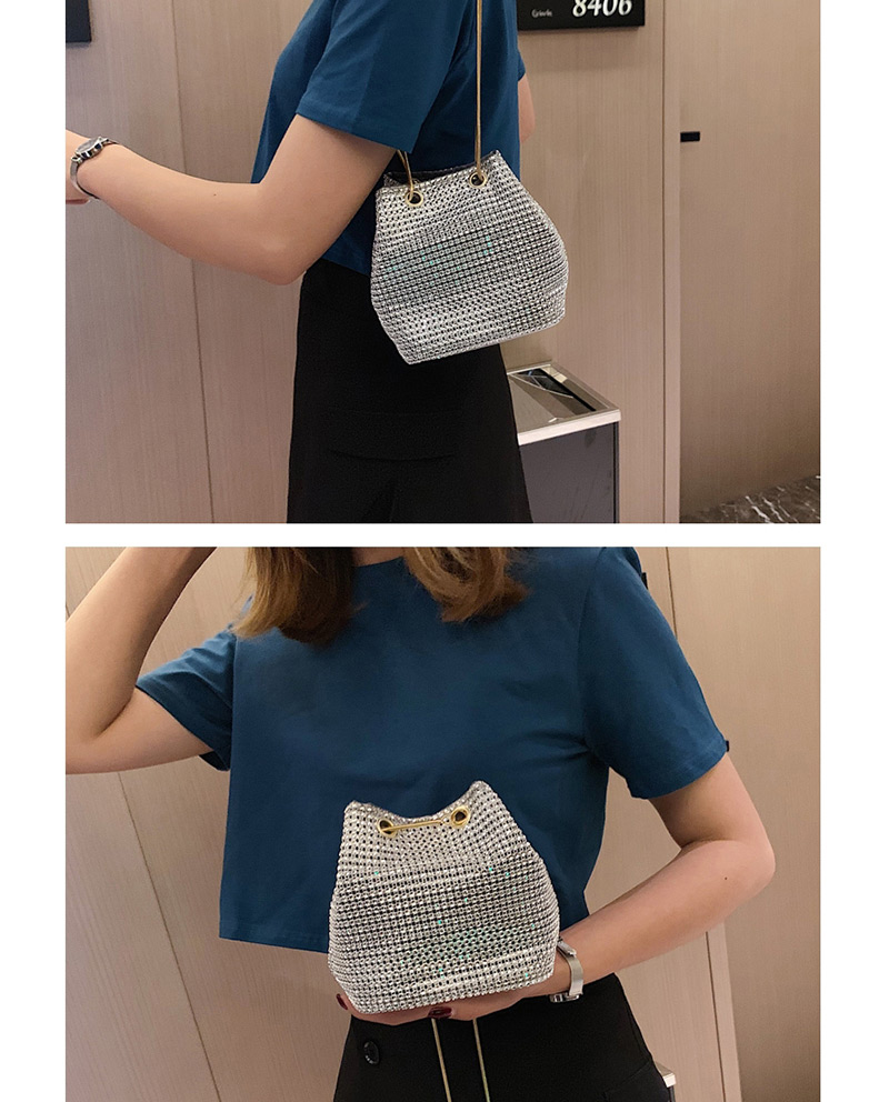 Fashion Black Diamond Chain Messenger Bag,Shoulder bags