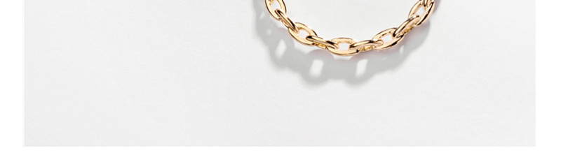 Fashion Gold Alloy Hollow Twist Chain C-shaped Earrings,Hoop Earrings