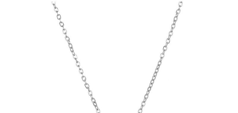 Fashion Silver  Silver Round Necklace,Pendants