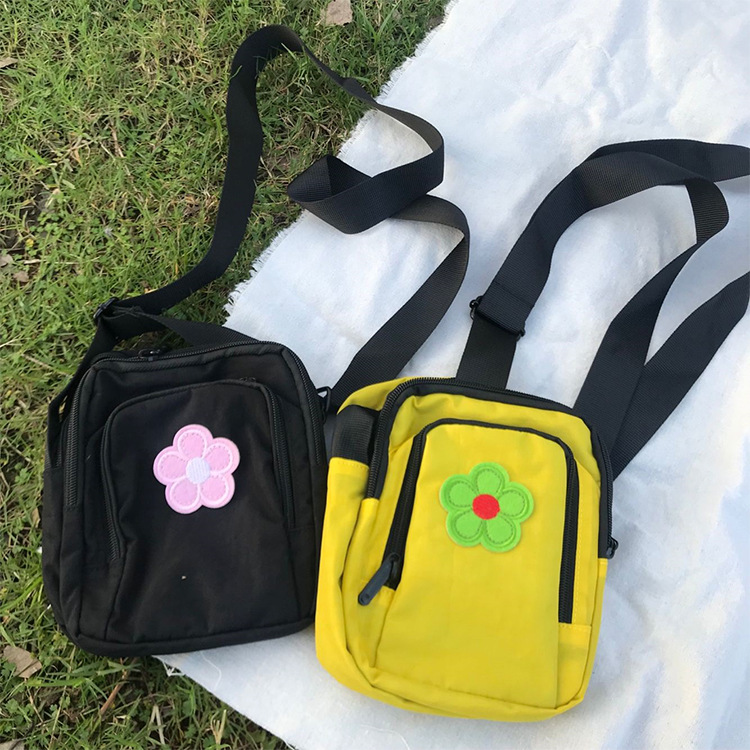 Fashion Pink Flower Crossbody Shoulder Bag,Shoulder bags