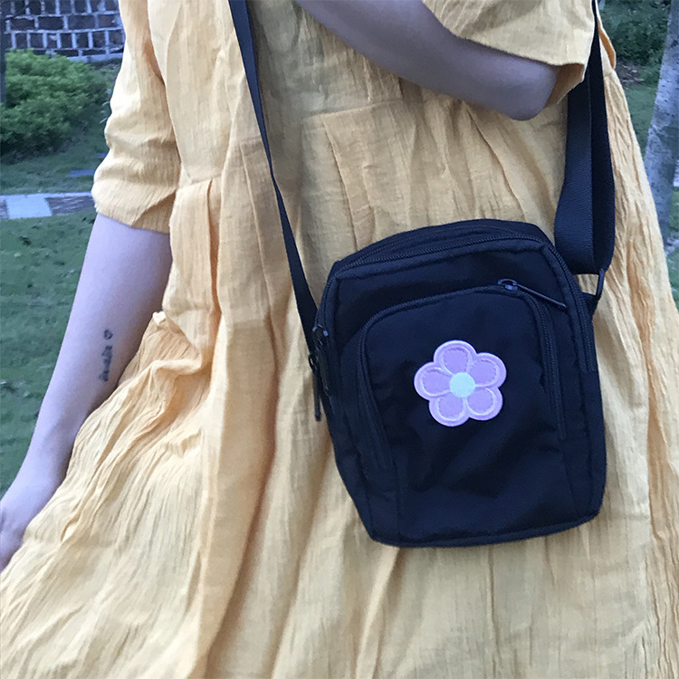 Fashion Pink Flower Crossbody Shoulder Bag,Shoulder bags
