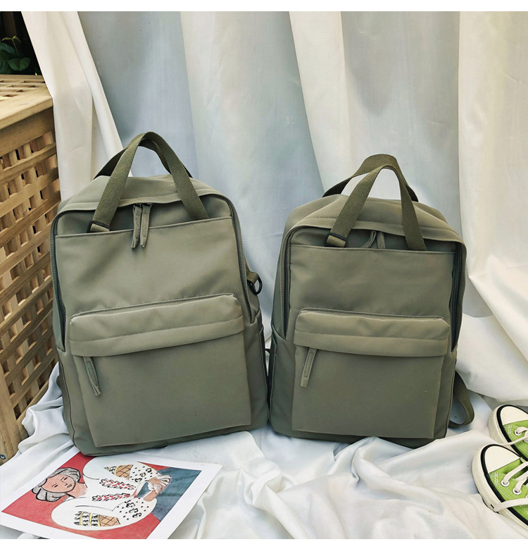 Fashion Dark Green Stitching Backpack,Backpack