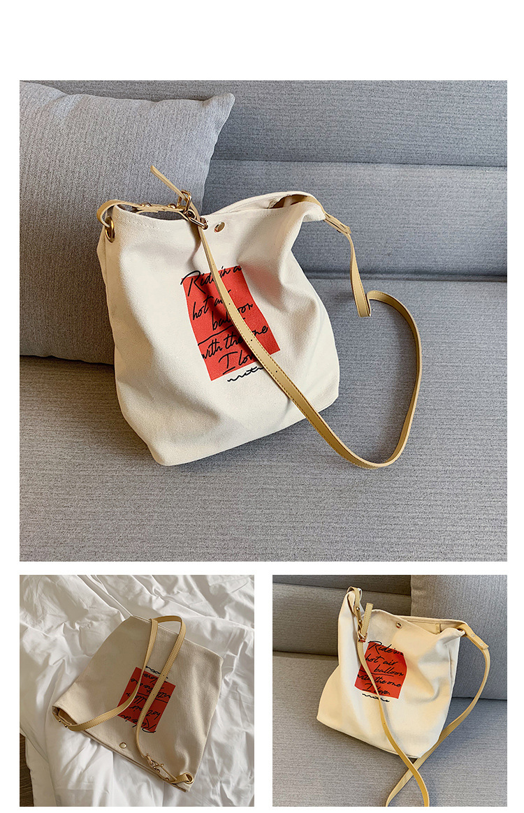 Fashion White Letters Printed Shoulder Messenger Bag,Shoulder bags