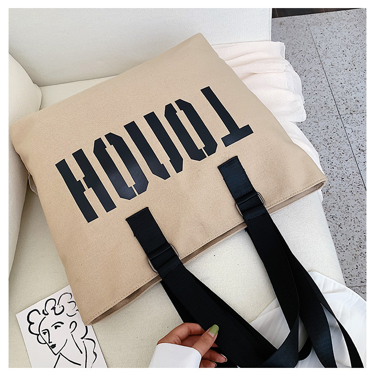 Fashion Khaki Letter Printed Shoulder Bag,Messenger bags