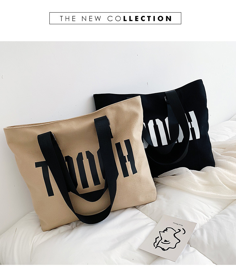 Fashion Black Letter Printed Shoulder Bag,Messenger bags