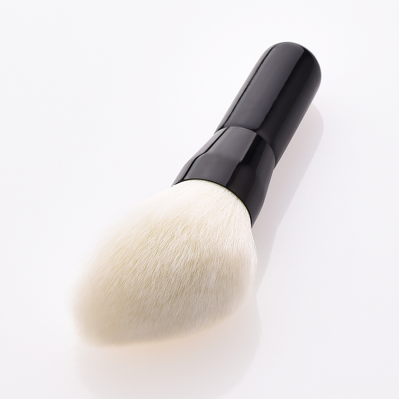 Fashion Black Single White Hair Powder Brush,Beauty tools