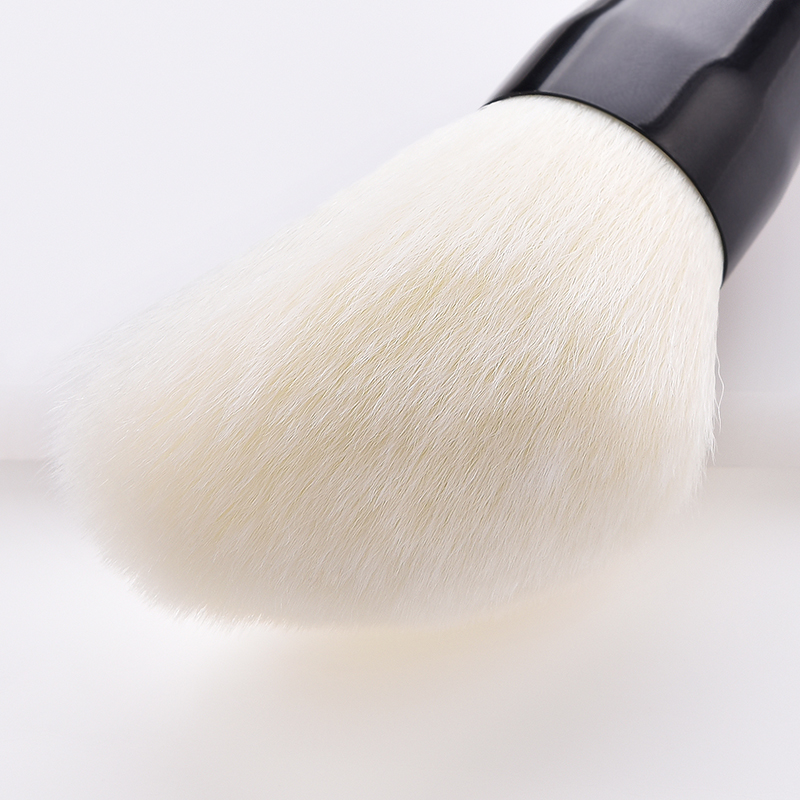 Fashion Black Single White Hair Powder Brush,Beauty tools