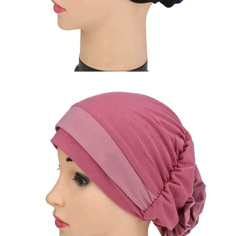 Fashion Rose Red Two-color Flower Hooded Hat,Beanies&Others