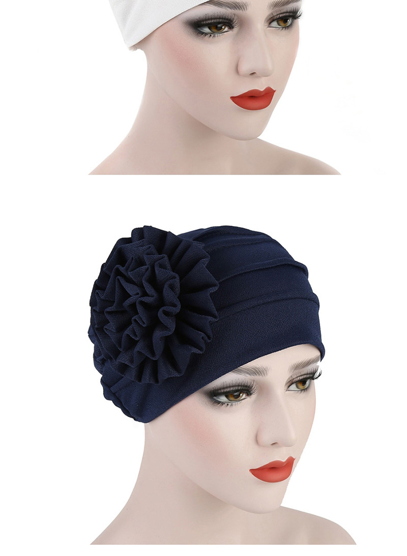 Fashion Khaki Side Decal Flower Head Cap,Beanies&Others