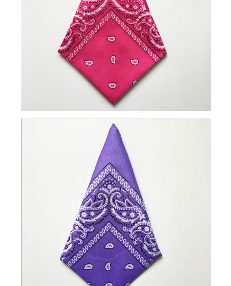 Fashion Purple Cashew Flower Print Scarf Scarf,Thin Scaves