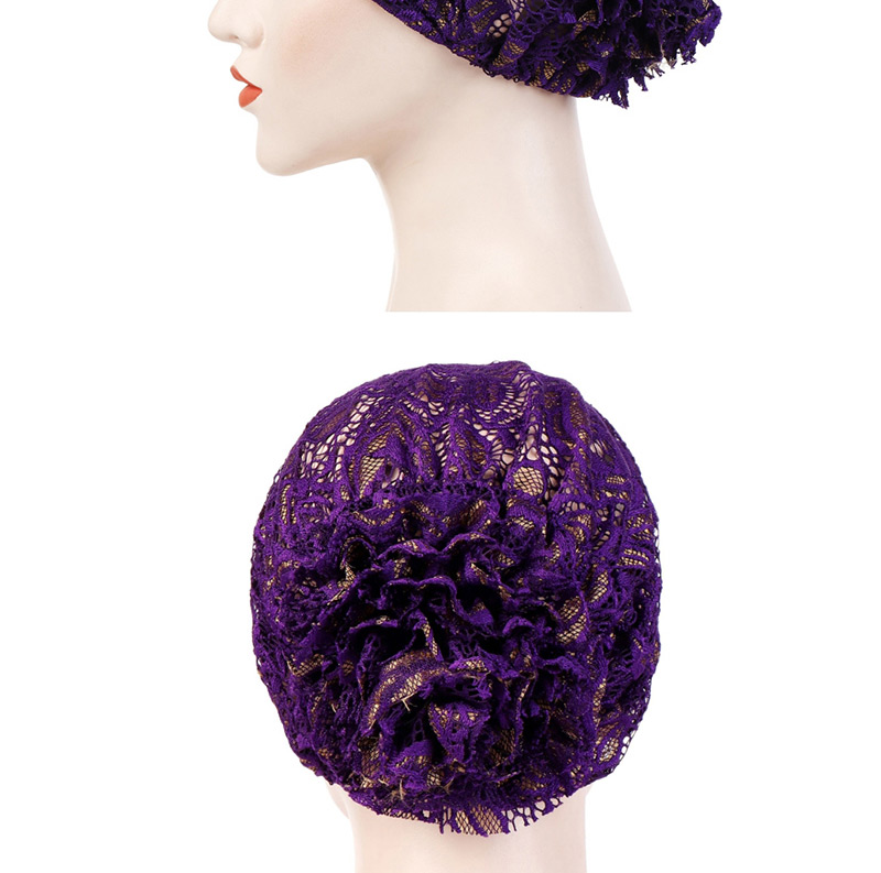 Fashion Red Lace Disk Flower Headgear,Beanies&Others