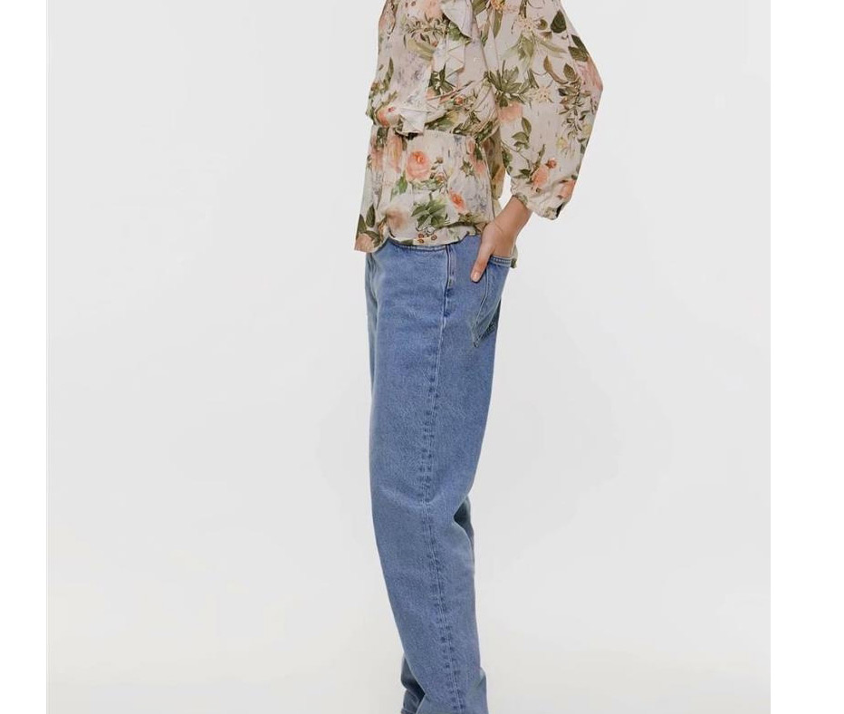 Fashion Color Flower Print Shirt,Tank Tops & Camis