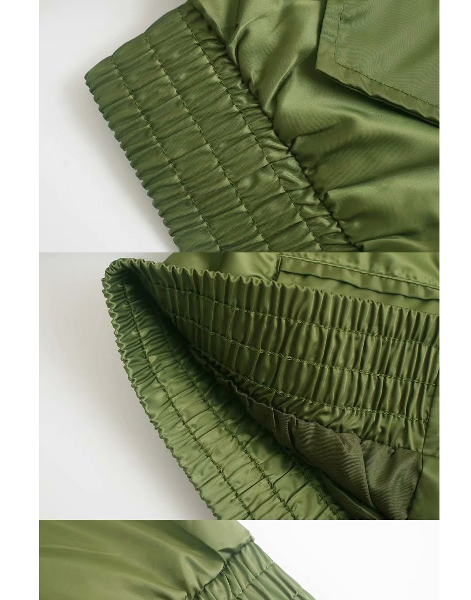 Fashion Armygreen Short Eye Jacket,Coat-Jacket