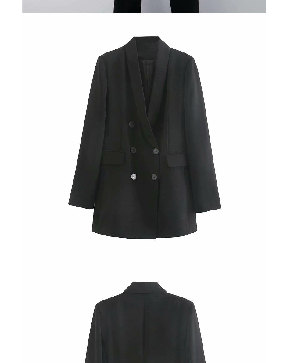 Fashion Black Dress Collar Blazer,Coat-Jacket