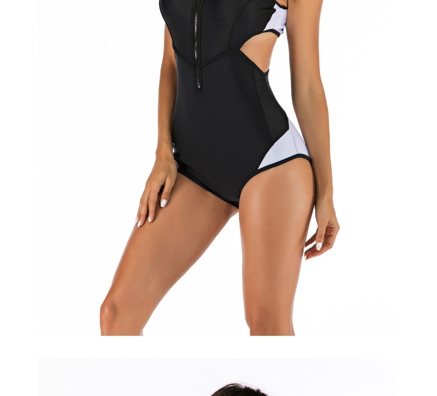 Fashion Black Siamese Surf Suit,One Pieces