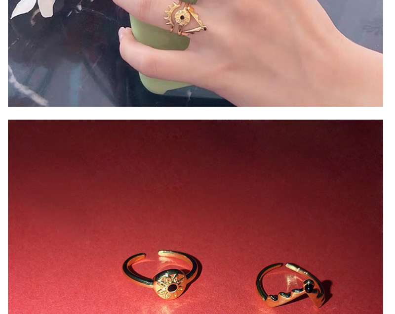 Fashion Golden Suit Eye Three-in-one Splittable Ring,Fashion Rings