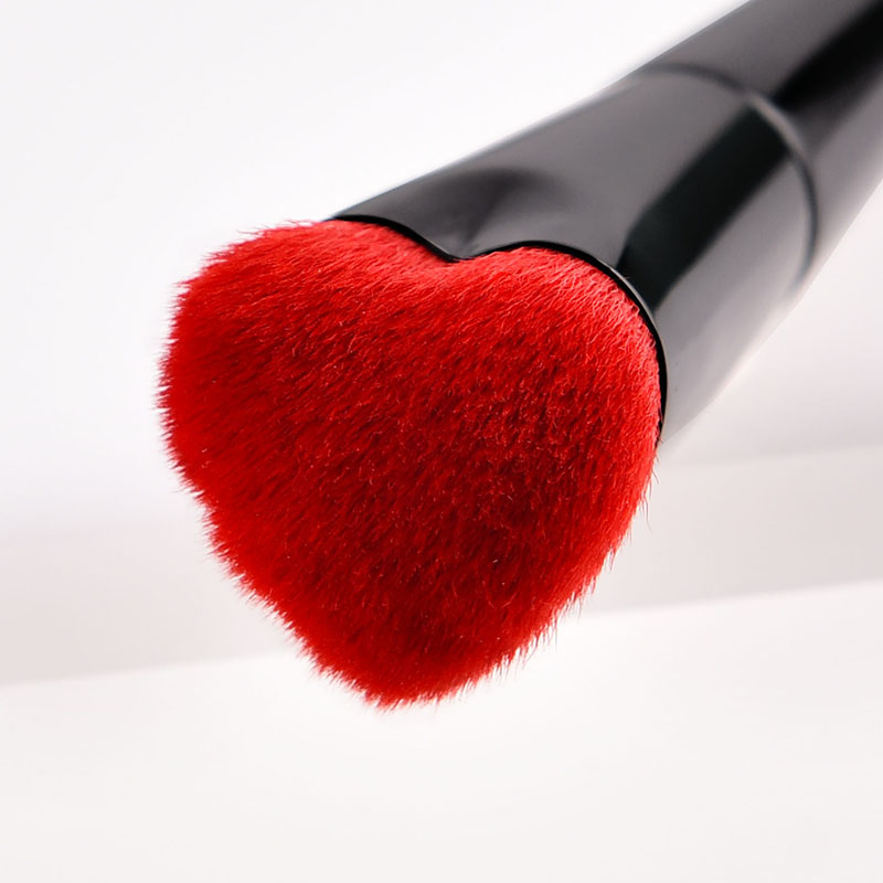 Fashion Platinum Single Heart Makeup Brush,Beauty tools