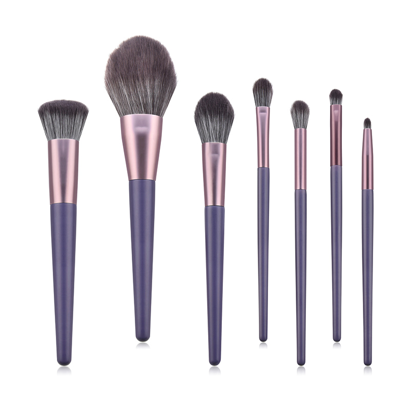 Fashion Purple 7 Mandala Makeup Brushes,Beauty tools