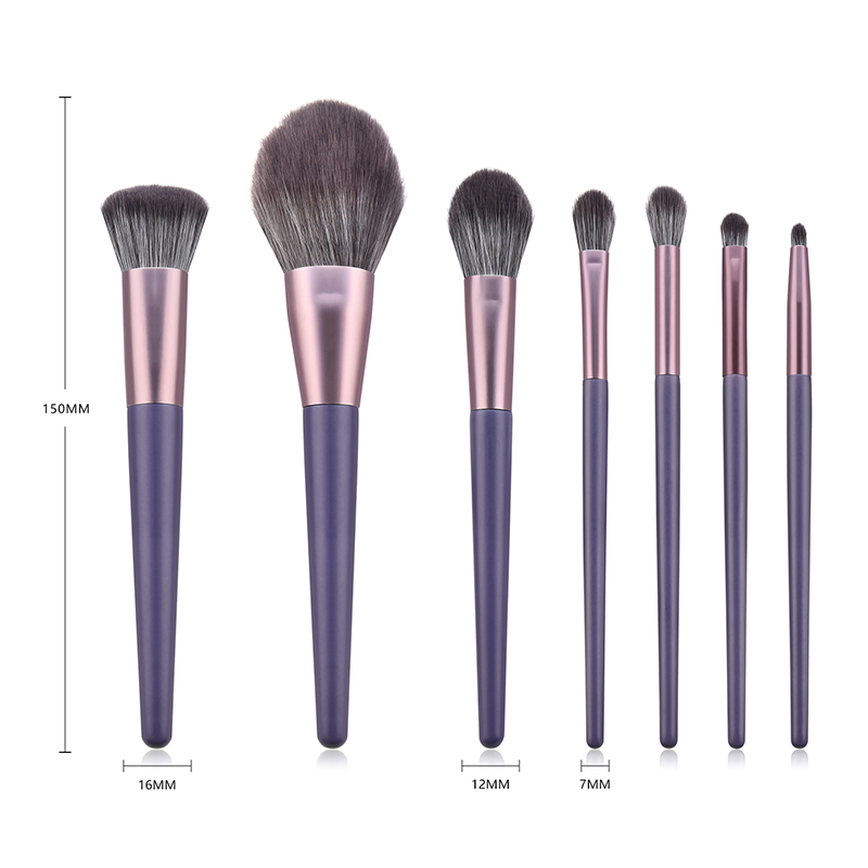 Fashion Purple 7 Mandala Makeup Brushes,Beauty tools