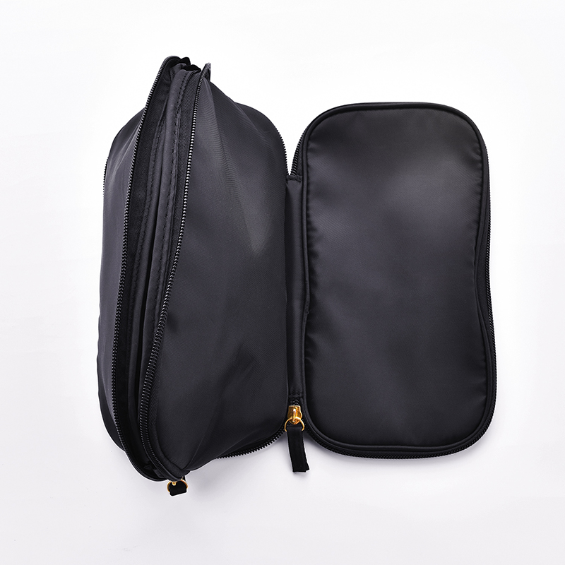 Fashion Black Dual-use Cosmetic Bag,Beauty tools