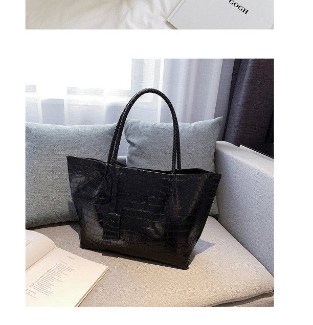 Fashion White Stone Pattern Shoulder Bag,Handbags