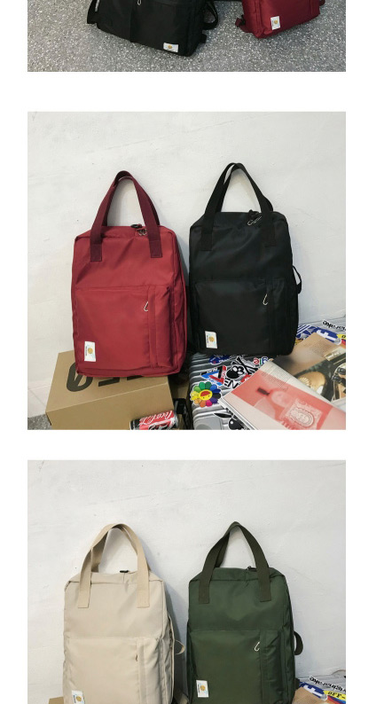 Fashion Red Canvas Backpack,Backpack