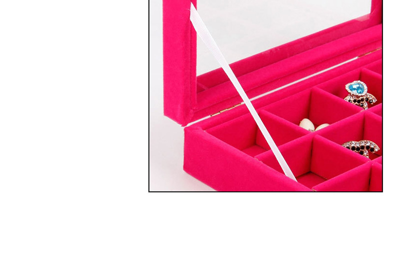 Fashion Rose Red Ring Small Jewelry Display Box,Jewelry Findings & Components