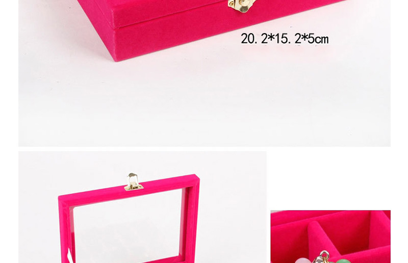 Fashion Rose Red 24 Small Jewelry Display Box,Jewelry Findings & Components
