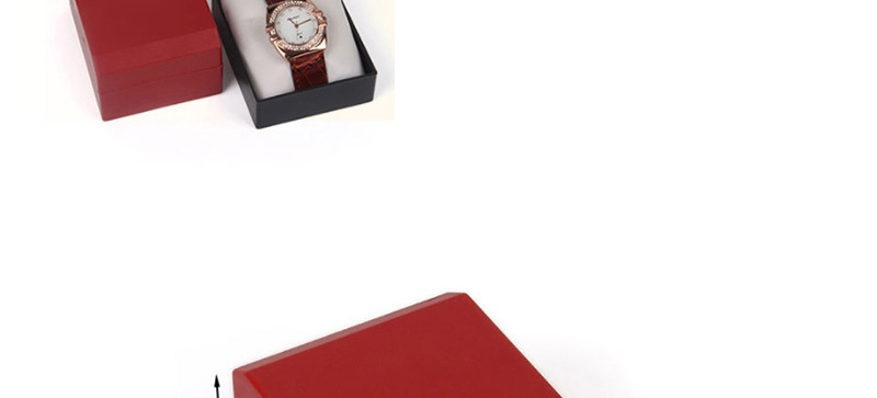 Fashion Red Watch Display Box,Jewelry Findings & Components
