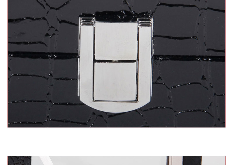 Fashion Black 10 Crocodile Pattern Pu Leather Watch Display Box,Jewelry Findings & Components