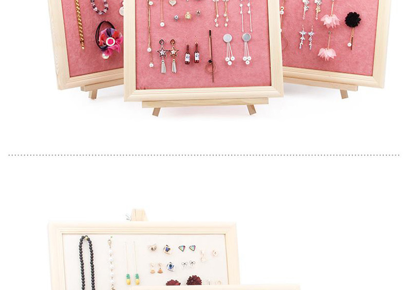 Fashion Pink Medium (without Bracket) Log Jewelry Display Stand,Jewelry Findings & Components
