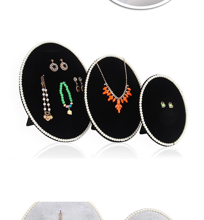 Fashion Ice Velvet Three-piece Suit Jewelry Display Stand,Jewelry Findings & Components