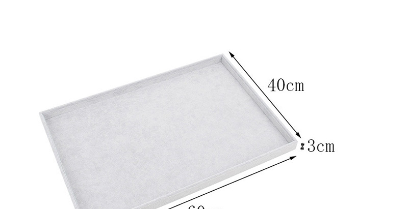 Fashion Large Empty Plate Ice Velvet 89.5x51cm Jewelry Display Tray,Jewelry Findings & Components