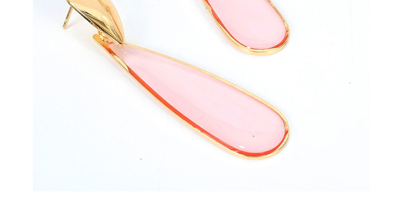 Fashion Pink Transparent Acrylic Drop Earrings,Drop Earrings