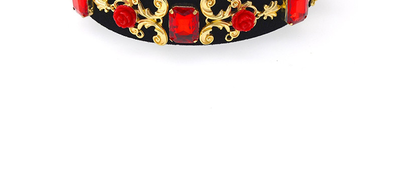 Fashion Red Alloy Fabric With Diamond Headband,Head Band