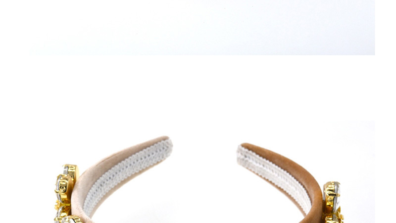 Fashion White Crystal Flower Headband Earring Set,Head Band