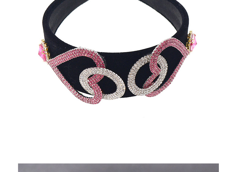 Fashion Pink Wide-brimmed Pearl-encrusted Headband,Head Band