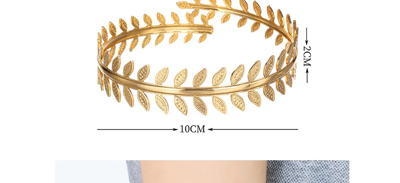 Fashion Silver Metal Feather Leaf Bracelet,Fashion Bangles